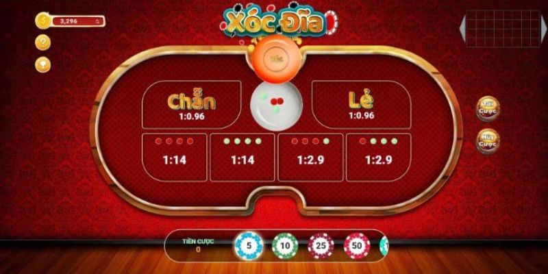 Cược đỉnh thắng lớn với game bài mini xóc đĩa.