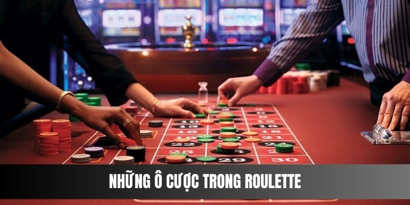 Những ô cược sẽ có luật chơi roulette riêng biệt không giống nhau